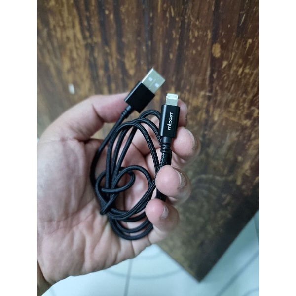 Cáp IPChuẩn MFI 1m Mbest Xám TGDĐ