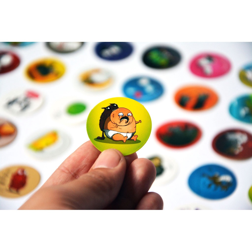 Bộ Sticker Mèo Nổ Exploding Kittens (35 cái vô cùng dễ thương)