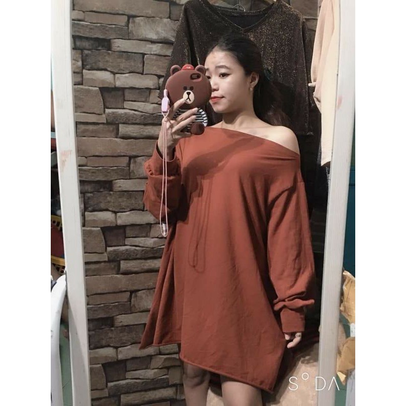 Áo lệch vai bigsize.ngưc đến 140cm