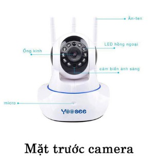 Camera Yoosee 3 râu 2.0 - Full HD 1080P kèm thẻ nhớ 32GB Chính hãng