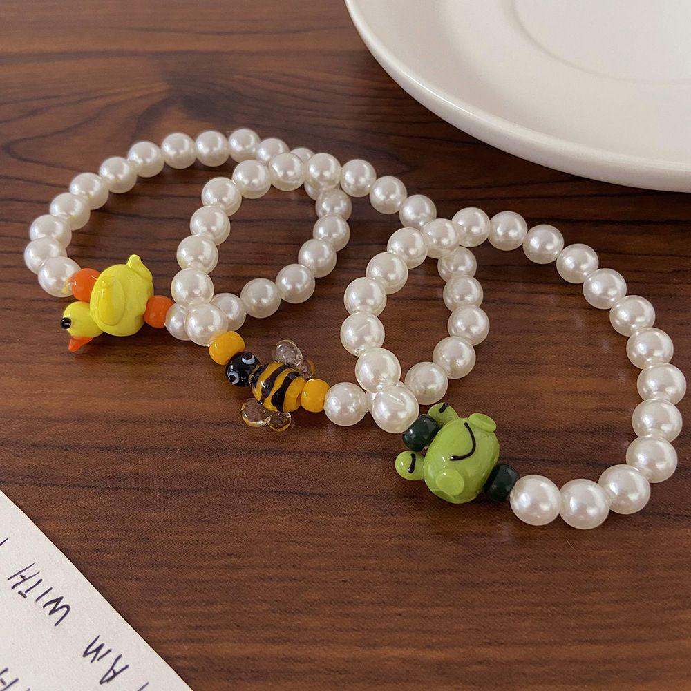 Mxgoods Vòng cổ Mặt Hình Hoạt Hình Cá Voi Vịt Ong Vịt Con Đơn Giản Sáng Tạo Phong Cách Hàn Quốc Làm Quà Tặ