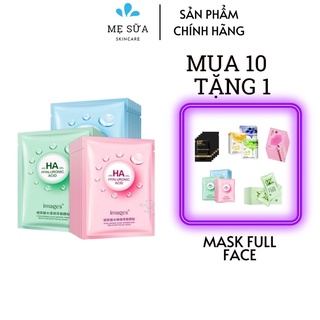 Mặt nạ giấy dưỡng trắng da cấp ẩm giảm mụn mask ha đắp mặt images 3 màu