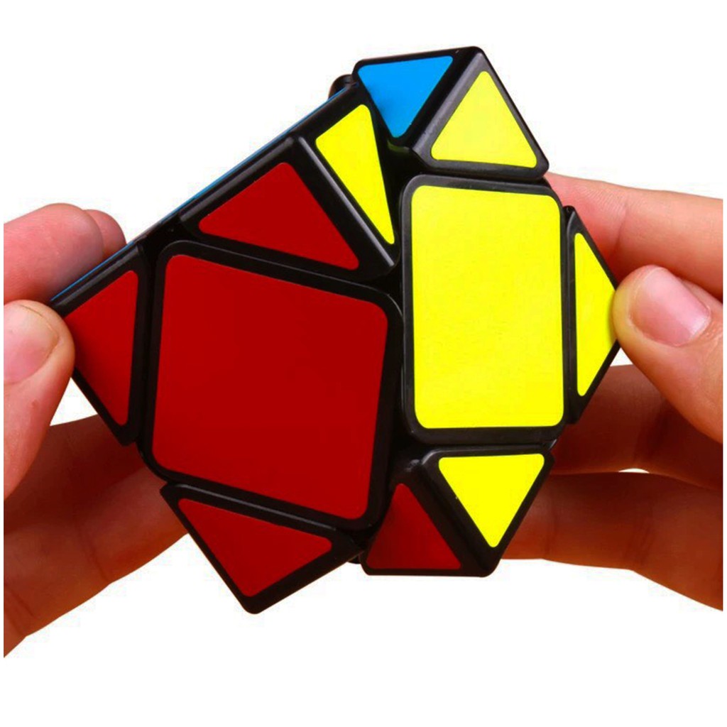 Rubik Skewb - Rubik Biến Thể Skewb Viền Đen Cao Cấp Xoay Trơn, Cực Mượt, Bẻ Góc Tốt