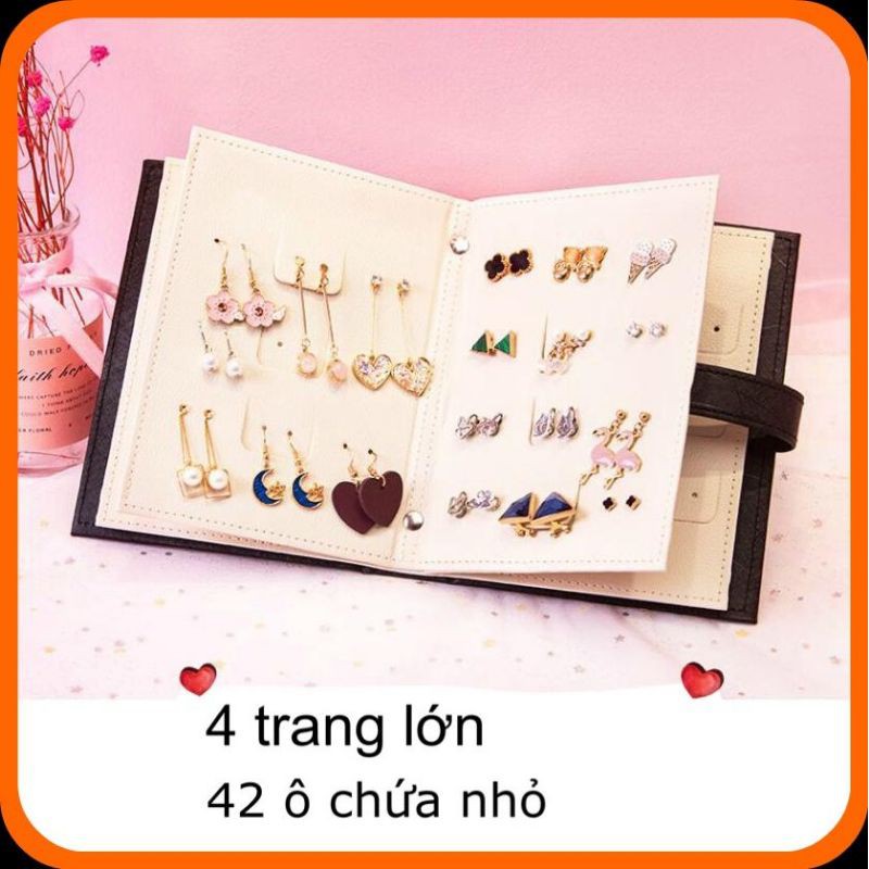 Sổ treo hoa tai độc lạ - Đựng khuyên tai tiện lợi siêu xinh