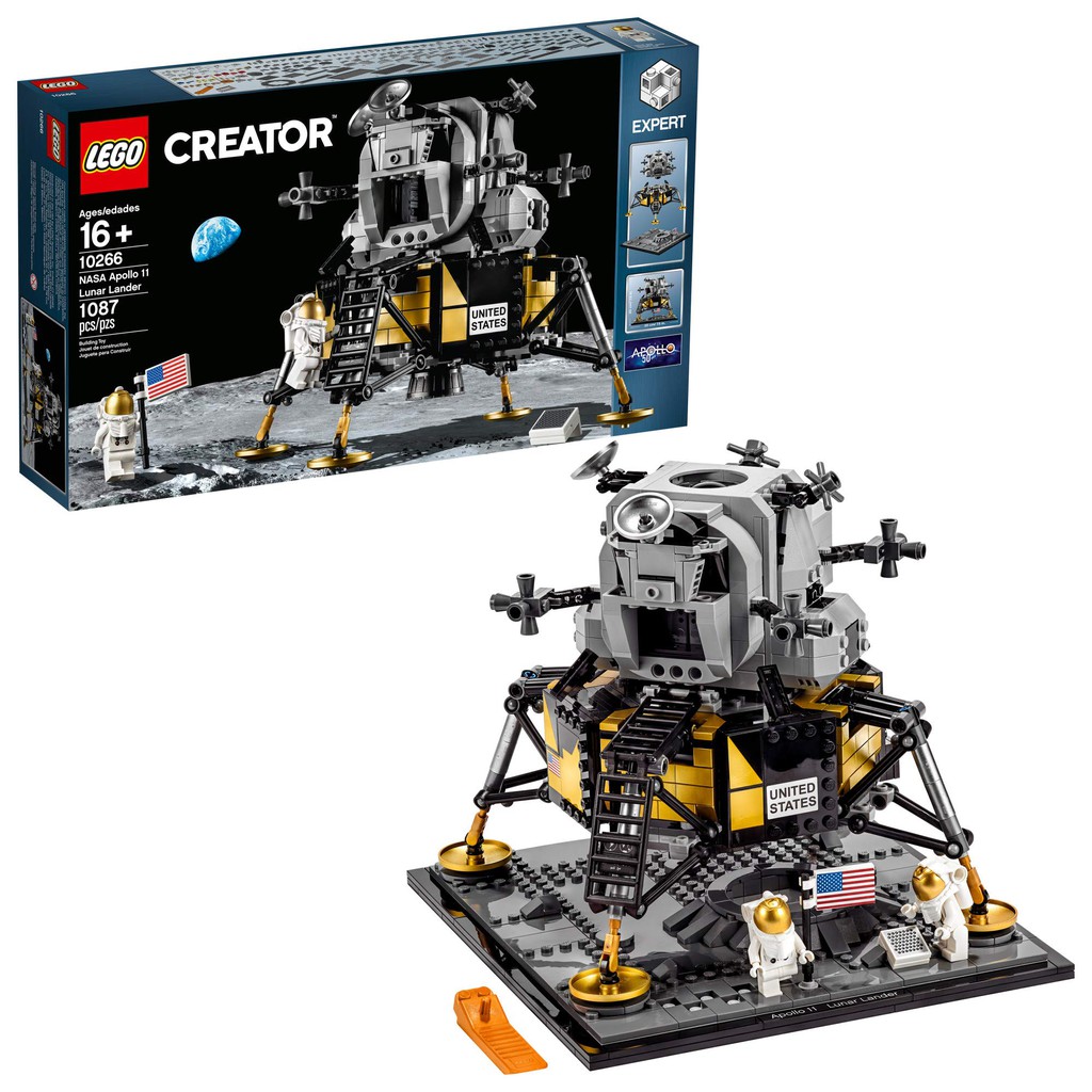 Lego 10266 Creator Nasa Apolllo 11 Lunar Lander - Tàu đổ bộ Mặt Trăng