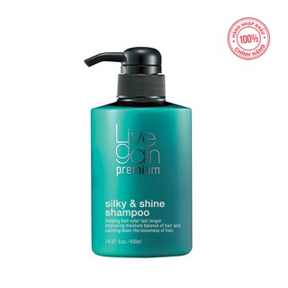 Dầu gội giữ màu nước hoa Livegain Premium Silky & Shine Shampoo 450ml Hàn Quốc