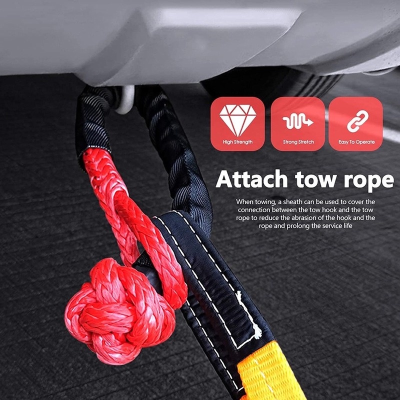 Móc dây kéo ô tô 17 tấn lực kéo Móc mềm mới