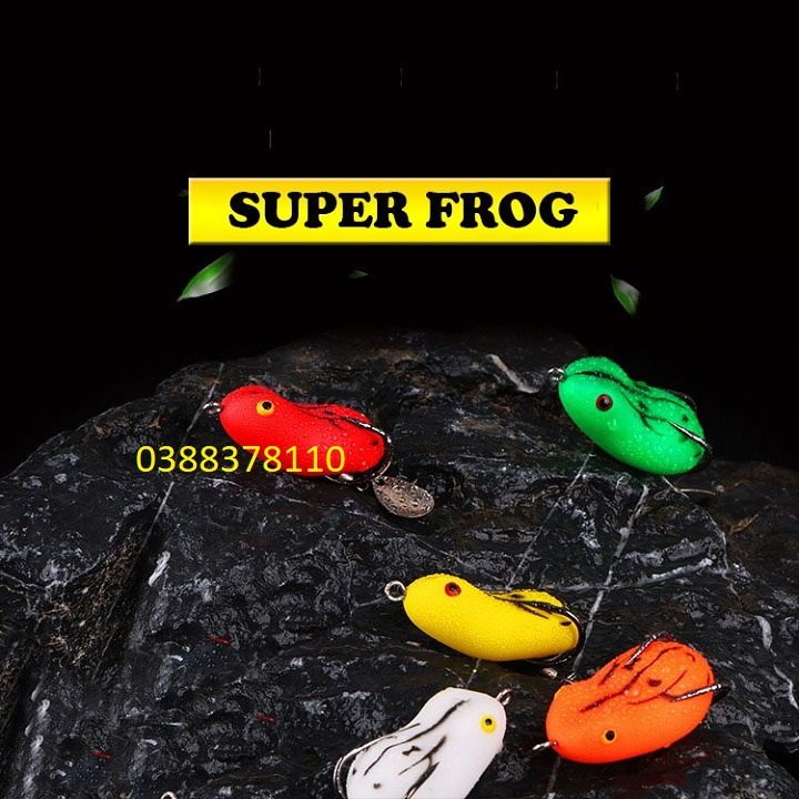 Mồi Giả, Mồi Nhái Giả Có Thìa Super Frog