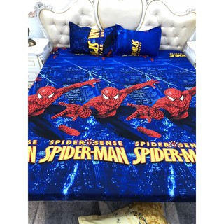 Ga trải giường siêu anh hùng cho bé yêu 1M6 X 2M mẫu mới 2020