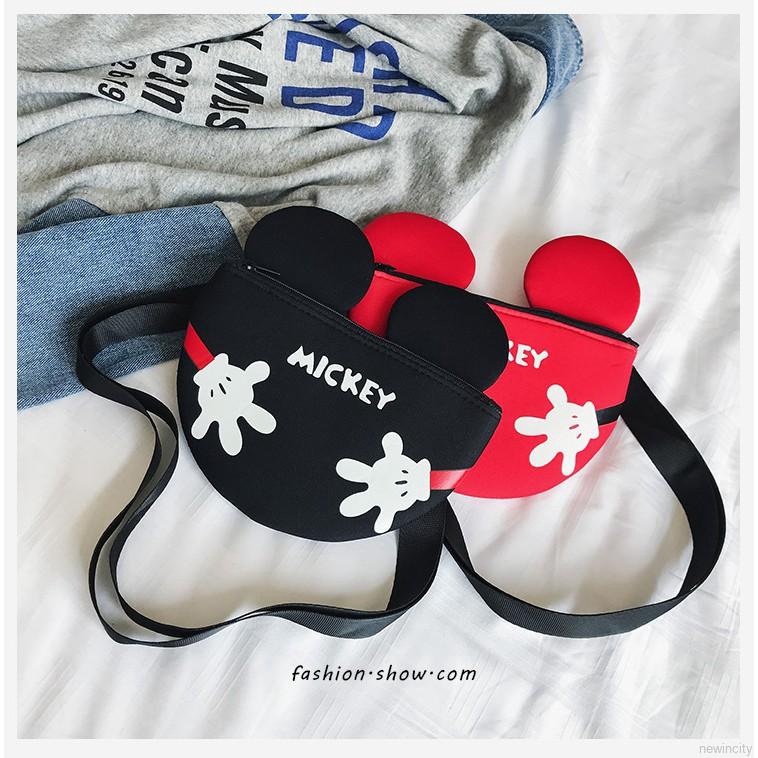 Túi đeo chéo chuột Mickey dễ thương cho bé gái