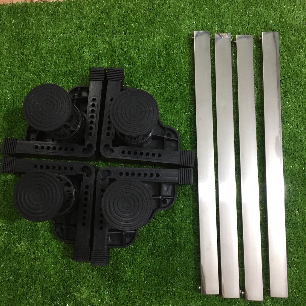 Chân đế máy giặt tủ lạnh đa năng, giá đỡ, kệ để máy giặt tủ lạnh inox