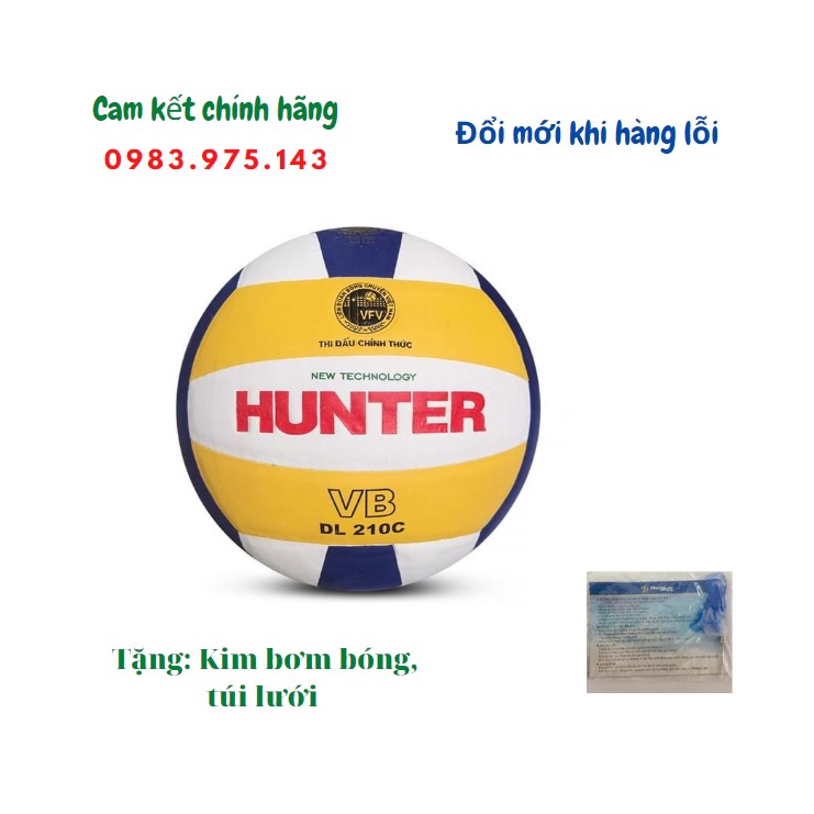 {Chính hãng+Tặng quà}⚡️ DL 210C Quả Bóng Chuyền Động Lực Hunter Tiêu chuẩn thi đấu - elipshop