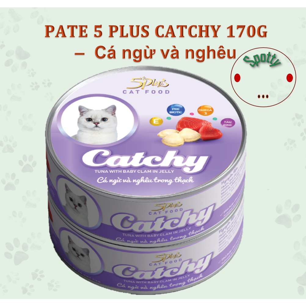 PATE MÈO CATCHY 400gr & 170gr | thức ăn cho mèo | pate mèo