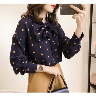 BIG SIZE Áo sơ mi nữ công sở Hàn Quốc 2019