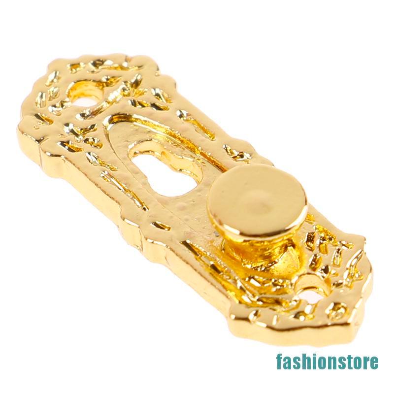 4 Phụ Kiện Đóng Cửa Kim Loại Cho Nhà Búp Bê Tỉ Lệ 1: 12