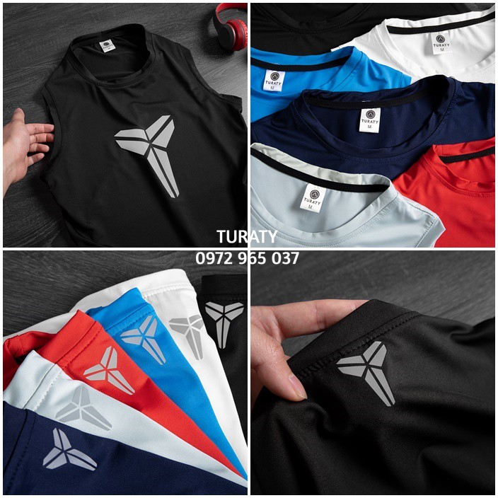 [Xả Kho] Áo ba lỗ nam TITAN TURATY áo tanktop sát nách chất vải thun lạnh cao cấp dáng body tập GYM thể thao chạy bộ cực