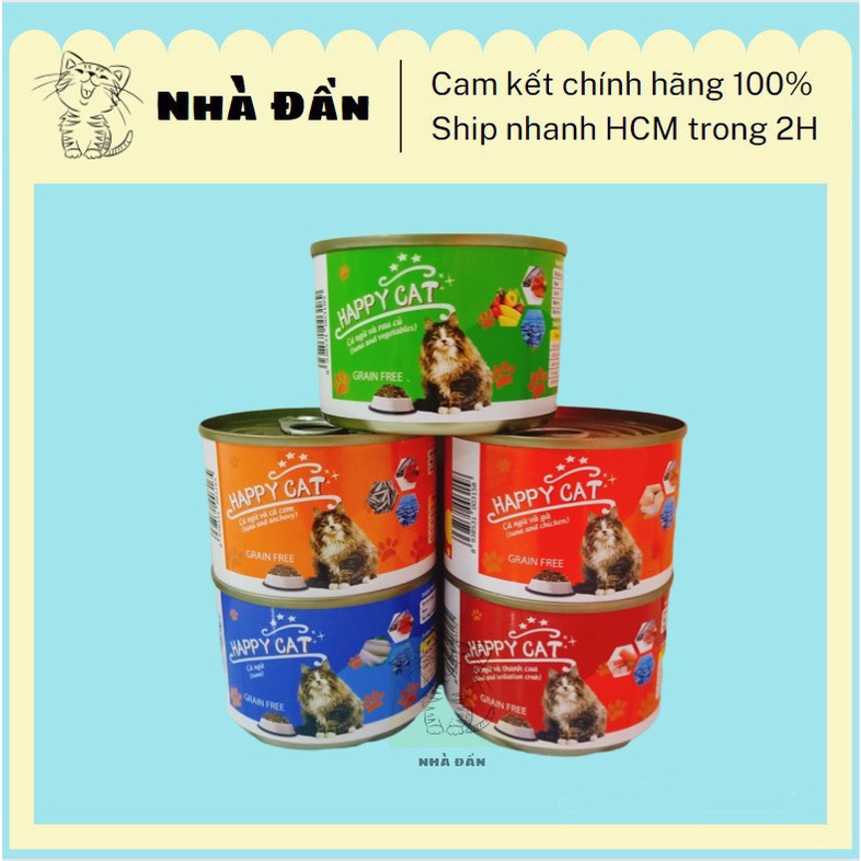 Pate cho mèo Happy cat 160gr