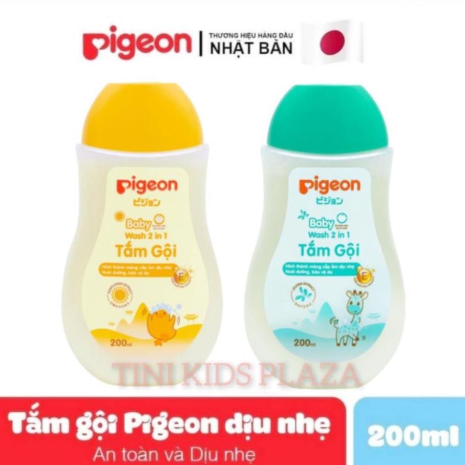 [MẪU MỚI] Sữa tắm gội toàn thân cho bé Pigeon 200ml