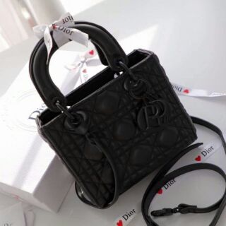 Túi xách Dior LADY AC86.Khoá đen