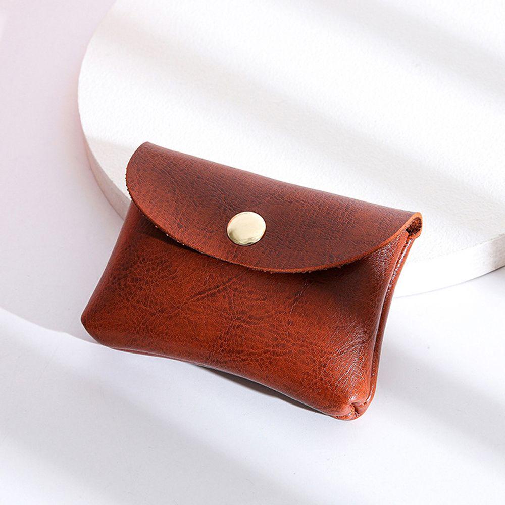 Ví Da PU Đựng Thẻ Tín Dụng / Tiền Xu Nhỏ Gọn Dành Cho Nữ Giá Đỡ