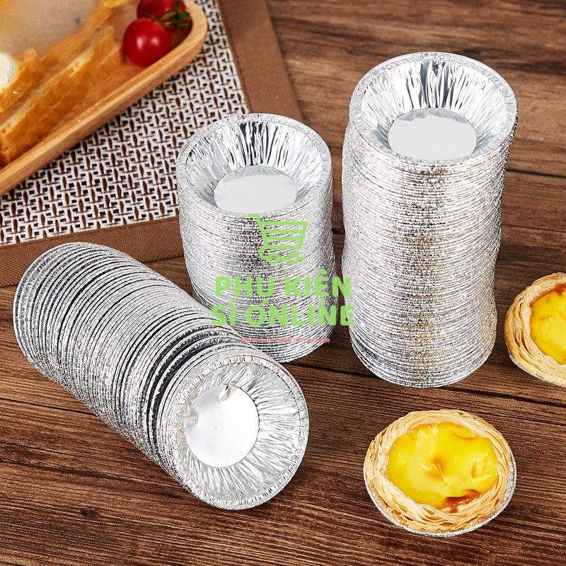 Set 50 khay/cốc/chén lót khuôn giấy bạc nướng bánh tiện dụng Store4girls