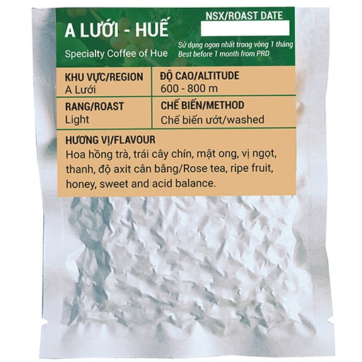 [Nguyên hạt] CÀ PHÊ ARABICA A LƯỚI - POUR OVER 18g