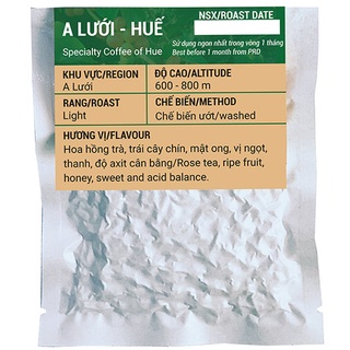Cà phê arabica a lưới - pour over 18g