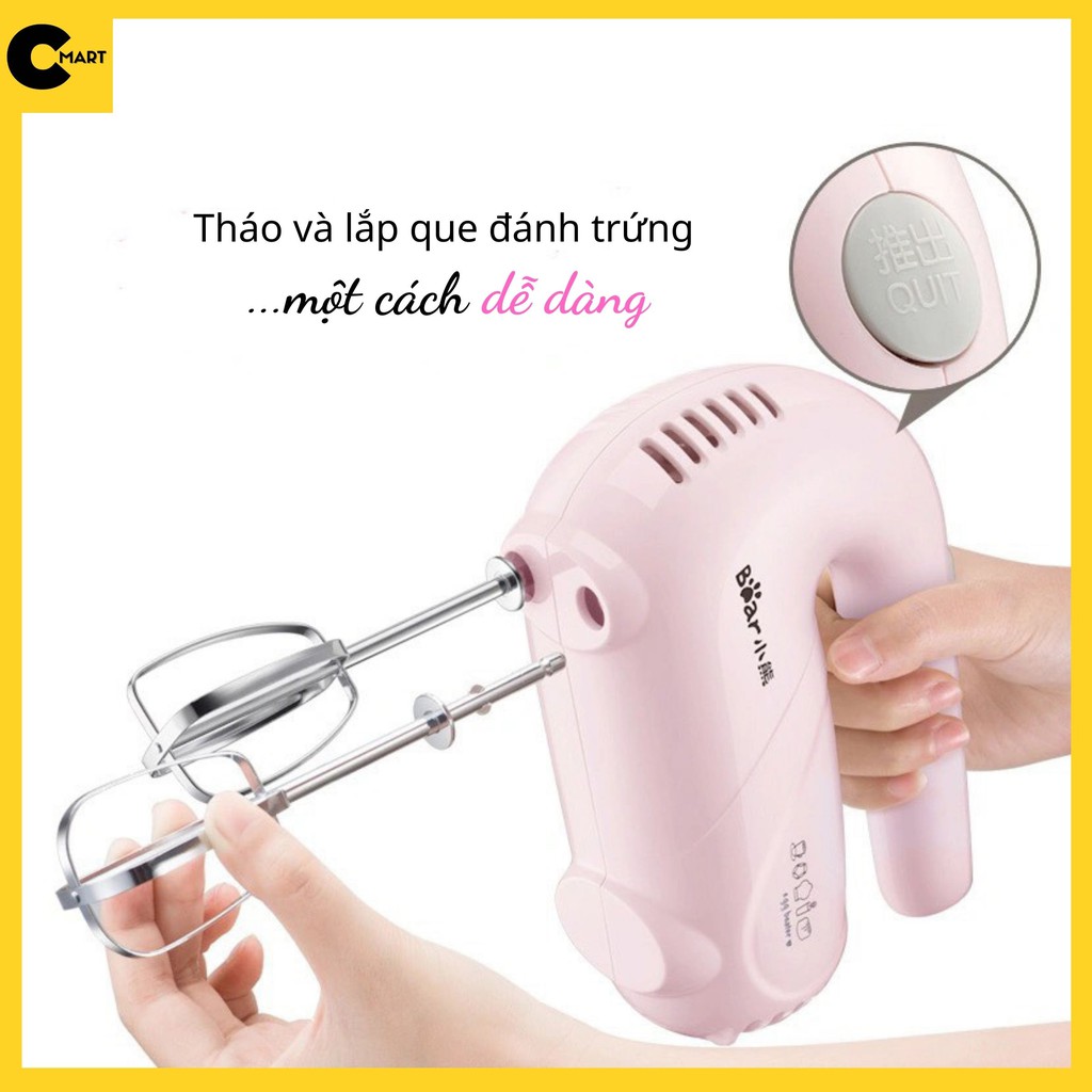 MÁY ĐÁNH TRỨNG MINI CẦM TAY BEAR DDQ-B01K1 CHÍNH HÃNG [CMART.COM.VN]