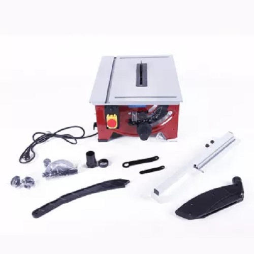 Máy cưa bàn trượt mini lưỡi cắt điều chỉnh linh hoạt có chân đế