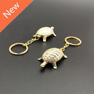 Móc Khóa Hình Rùa May Mắn Màu Vàng 5cm