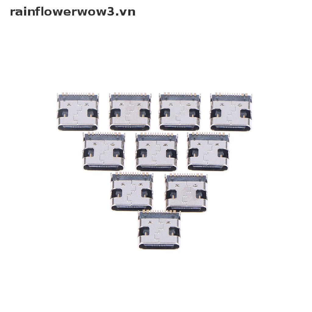 Set 10 Ổ Cắm Điện 16Pin USB 3.1 Type-C Female Kết Nối Điện Thoại
