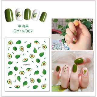 Miếng Dán Trang Trí Móng Tay Hình Cỏ Ba Lá 3D Độc Đáo