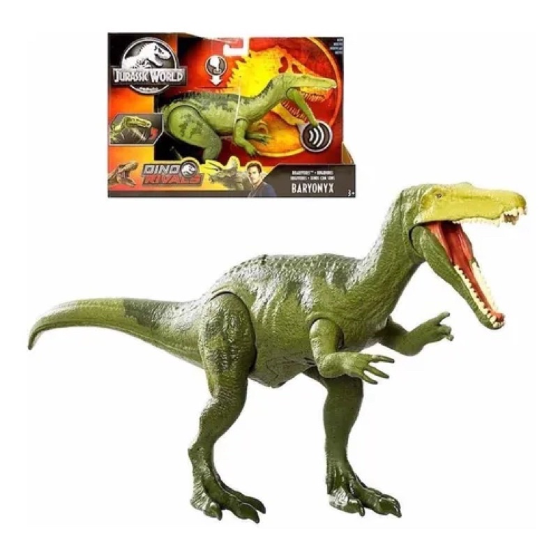 Jurassic World Dino Rivals, Mô hình khủng long đồ chơi sưu tầm Baryonyx,chính hãng nhập khẩu Mattel