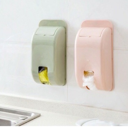 Hộp đựng túi nilong, túi đựng rác dán tường Việt Nhật (MS:2755)- Hộp rút túi nilong gắn tường tiện dụng Br01434 ( #hộp )