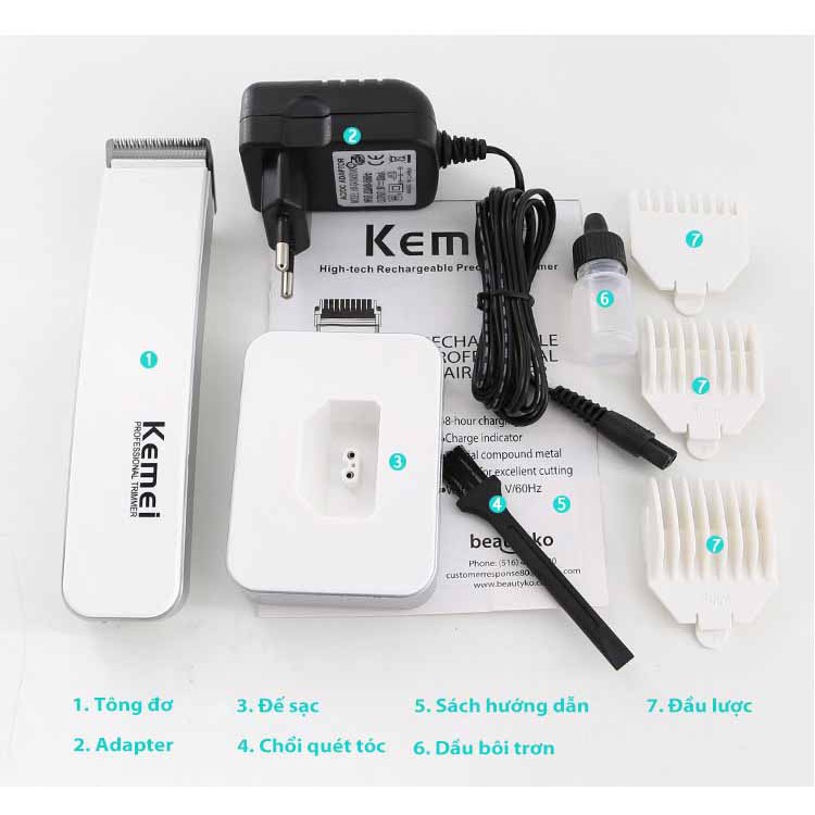 Tông Đơ Cắt Tóc Kemei chính hãng KM - 619