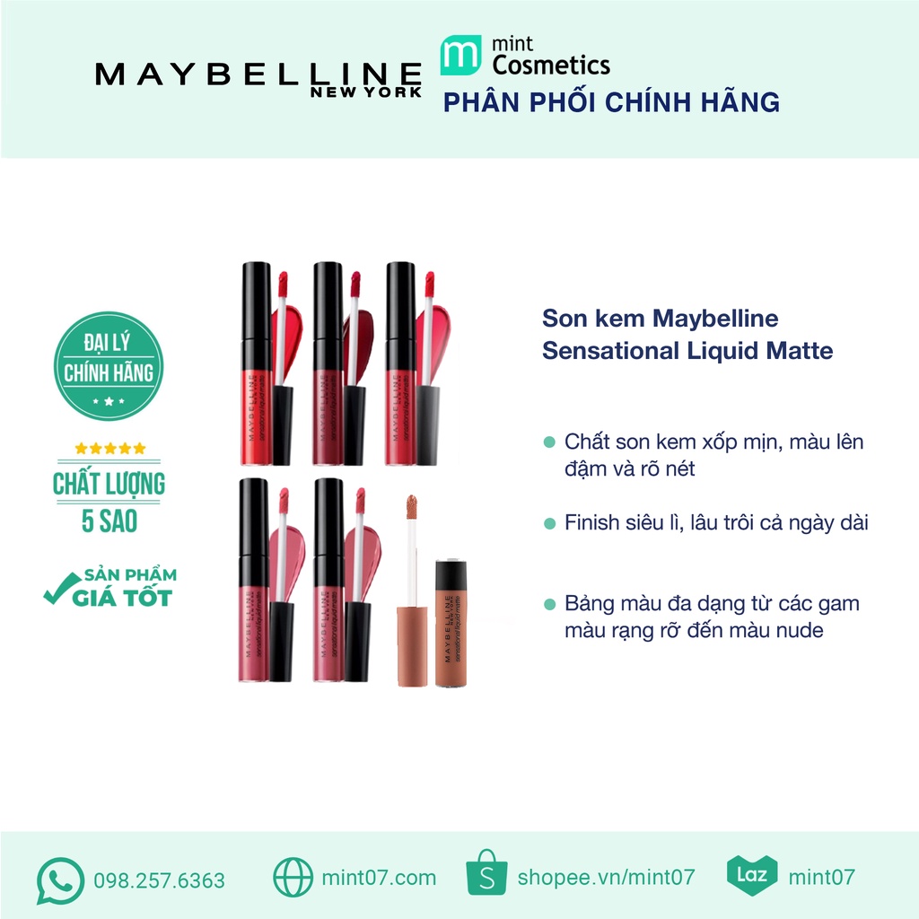 Son Kem Maybelline Sensational Liquid Matte