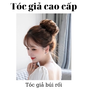 Tóc giả búi xoăn rối cột ❇️freeship ❇️