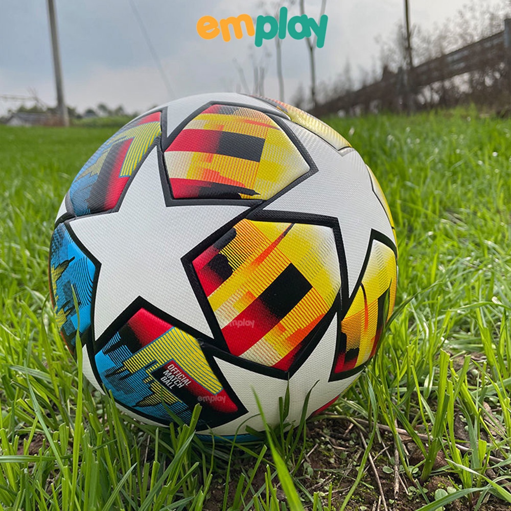 Quả bóng đá trẻ em size 3,4,5 trái banh đá bóng chất liệu da tổng hợp PU cao cấp Emplay