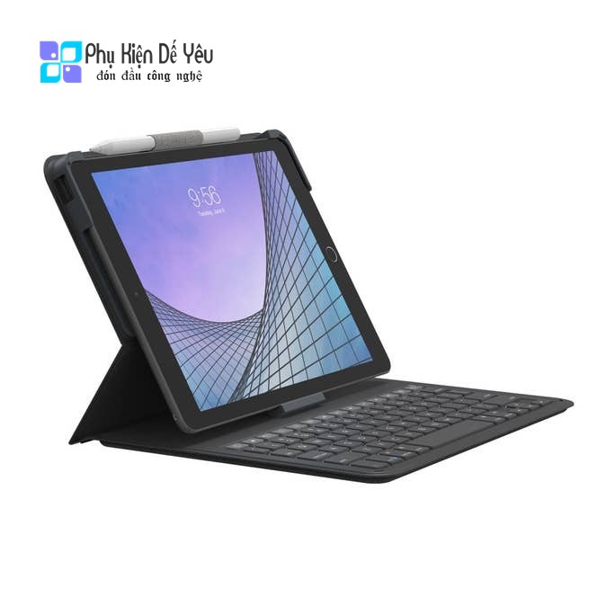 Ốp lưng kèm bàn phím ZAGG Messenger Folio 2 cho iPad 10.2/10.5/Air 3  [CHÍNH HÃNG PHÂN PHỐI VN, BẢO HÀNH 1 NĂM]