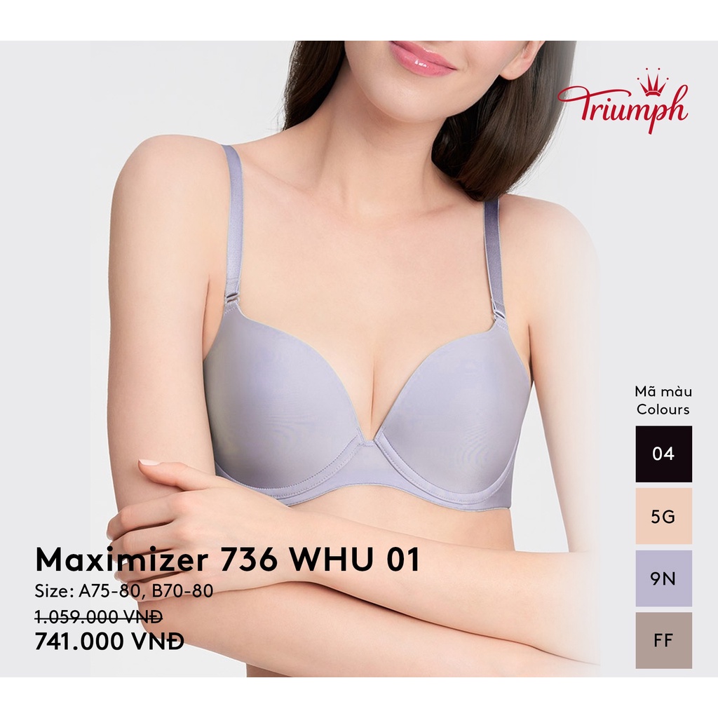 Áo Ngực trơn Triumph Maximizer 736 Whu 01 - Chính hãng 100%