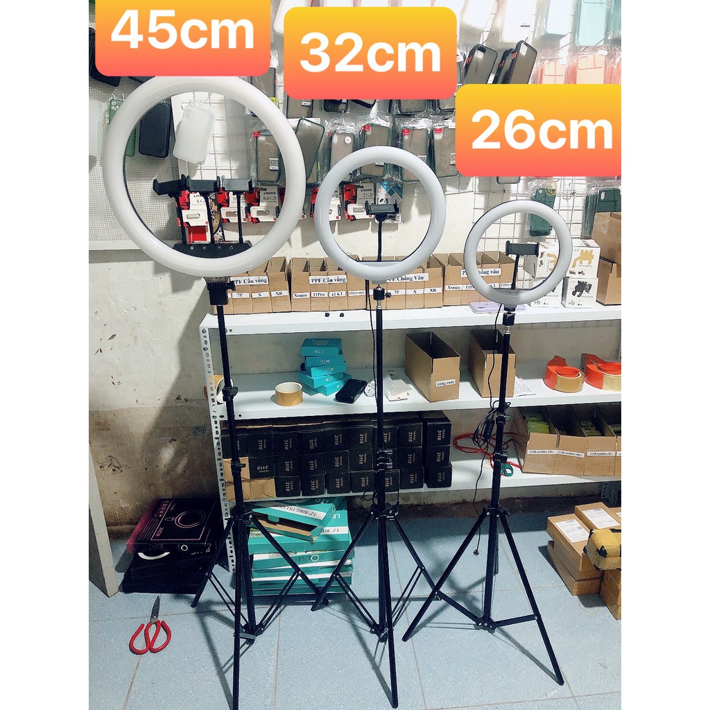 ĐÈN LIVESTREAM, ĐÈN LIVE TREAM 26CM 32CM  34CM 45CM, LIVE STREAM, LIVETREAM, ĐÈN MAKEUP, ĐÈN LED