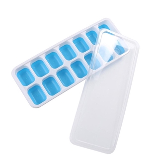 Khay bằng silicone có nắp đậy để làm khối nước đá tiện dụng và bền