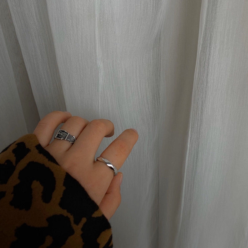 Nhẫn hở phong cách Retro cá tính thời trang
