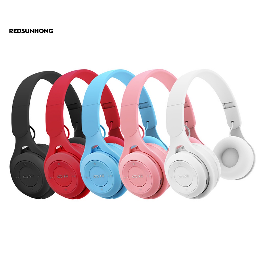 Tai Nghe Chụp Tai Bluetooth 5.0 Không Dây Siêu Nhẹ Dùng Chơi Game Mega Bass