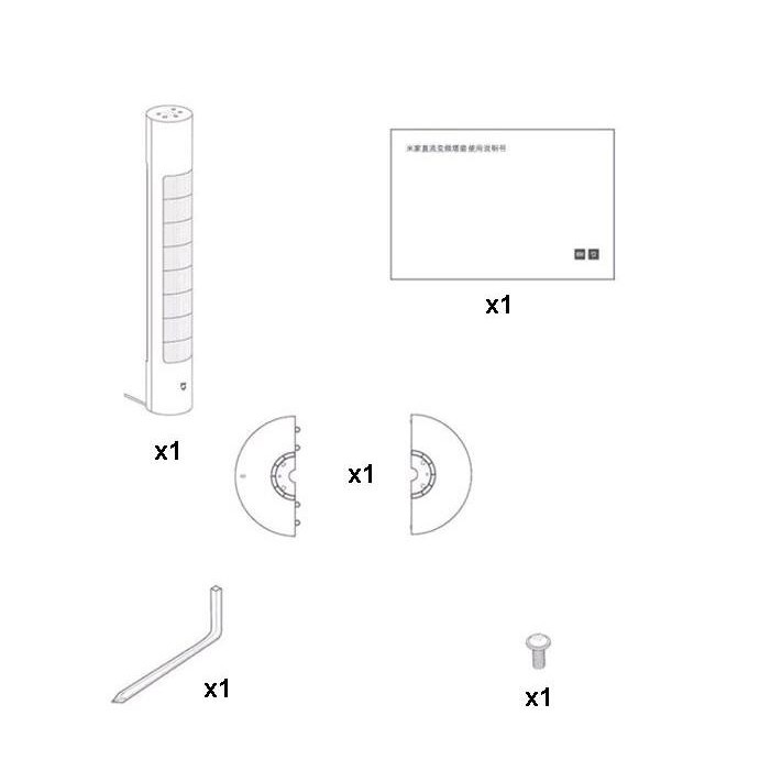 Quạt tháp thông minh  Xiaomi-Mijia DC inverter-BPTS01DM