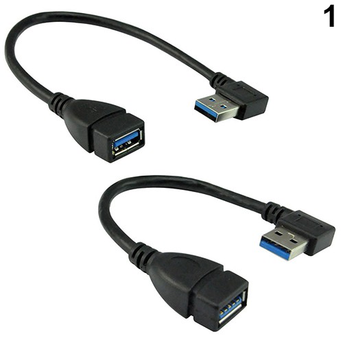 Bộ 2 Dây Cáp Mở Rộng Usb 3.0 Góc / Lên / Xuống