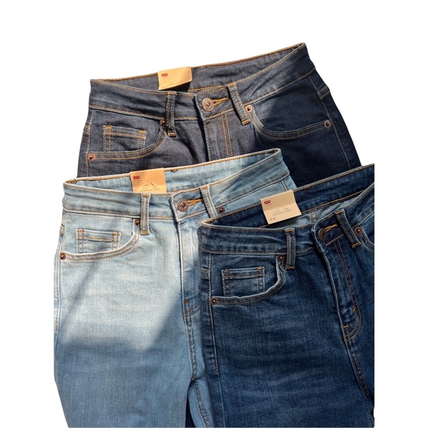 Quần jeans skinny dài 93cm trơn