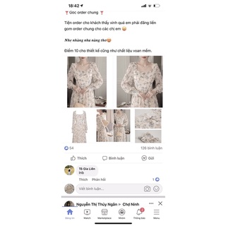 Váy Hoa Vintage Tiểu Thư