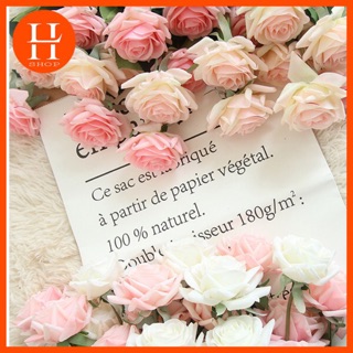 Hoa Hồng Lụa Phủ Sáp Cao Cấp - Hoa Hồng Trang Trí - Hoa Hồng Đẹp