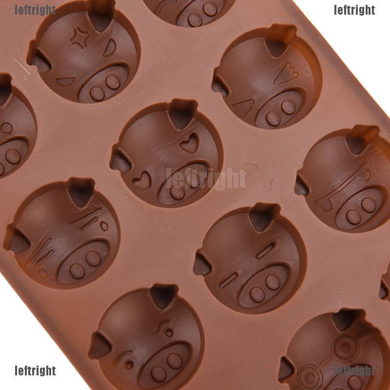 1 Khuôn Làm Bánh &amp; Socola Hình Heo Con Bằng Silicone DIY